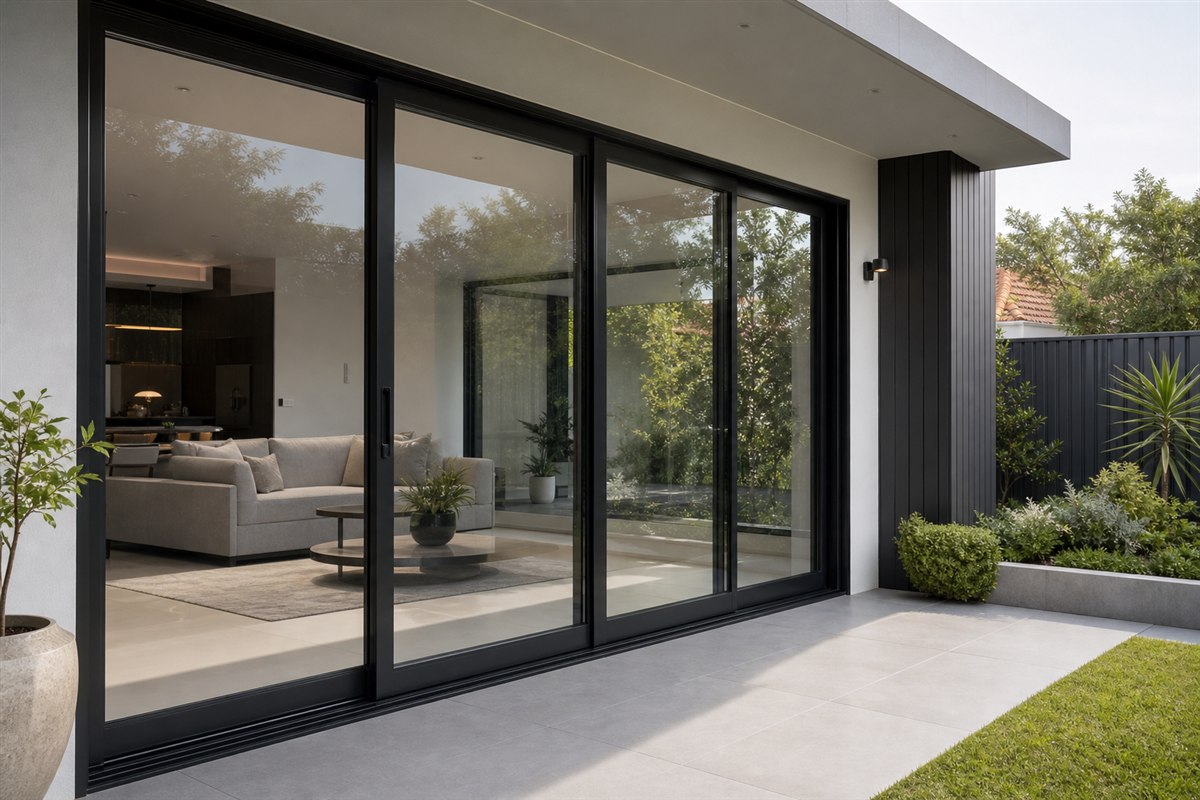 Commercial aluminium door system