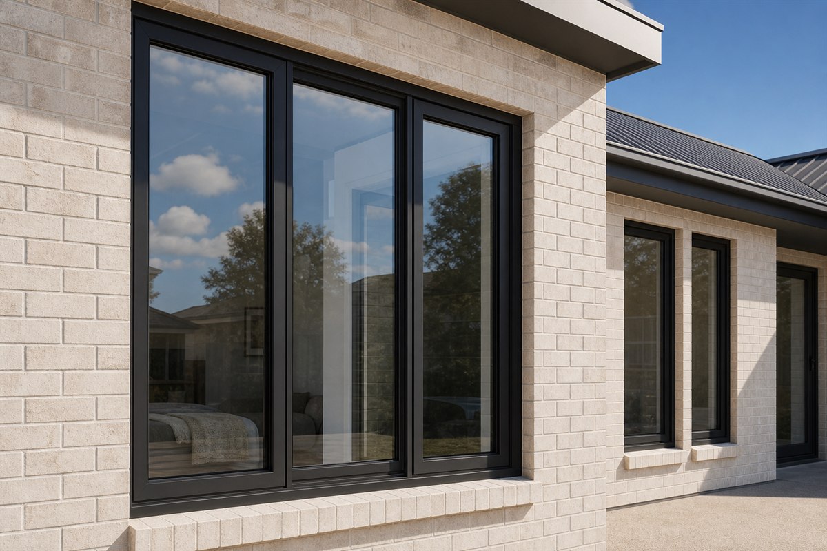 Modern residential aluminium windows